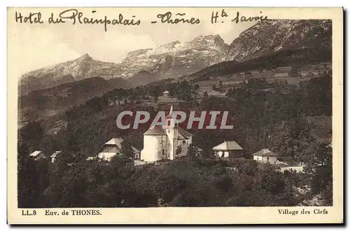 Cartes postales environs de Thones Village des Clefs