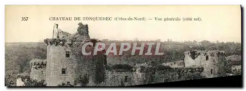 Cartes postales Chateau de Tonquedec Vue generale