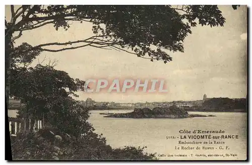 Cartes postales Cote d Emeraude La Vicomte sur Rance Embouchure de la Rance