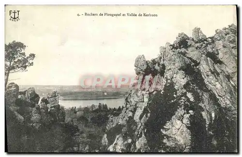 Cartes postales Rochers de Plougastel et Vallee de Kerhuon