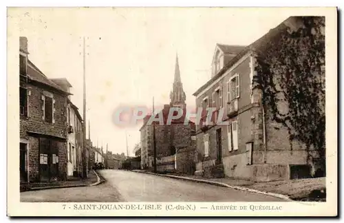 Cartes postales Saint Jouan De L isle Arrivee De Quedillac