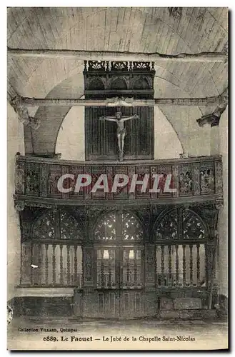 Cartes postales Le Faouet Le Jube de la Chapelle Saint Nicolas