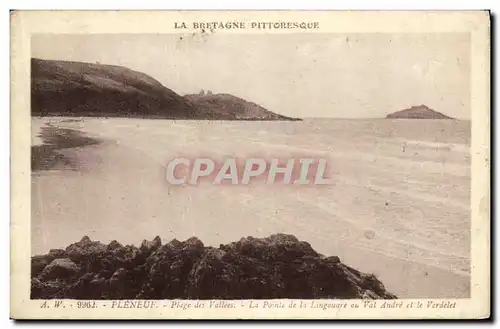 Cartes postales Pleneuf Plage des Vallees La pointe d ela Lingouare au Val Andre et le Verdelet