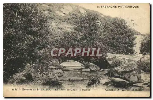 Cartes postales Environs de St Brieuc La chaos du Gouet a Plaintel