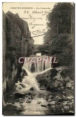 Cartes postales Chatelaudren La Cascade