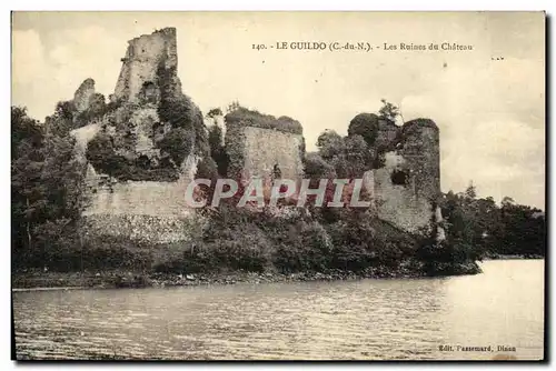 Ansichtskarte AK Le Guildo Les Ruines du Chateau