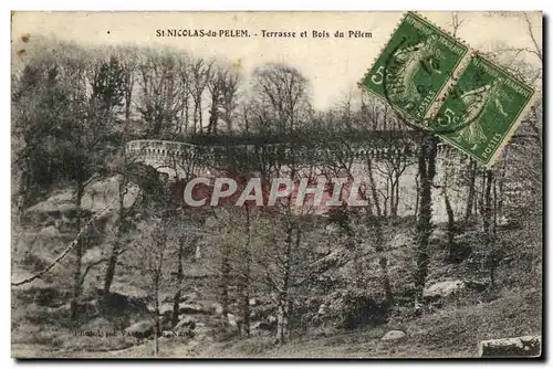 Cartes postales St Nicolas du Pelem Terrasse et Bois du Pelem