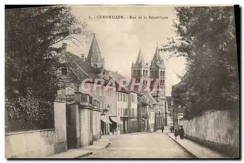 Cartes postales Guebwiller Rue de la Republique