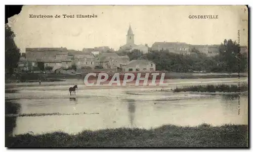 Cartes postales Environs de Toul Illustres Gondreville Cheval