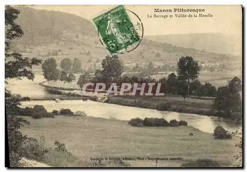 Cartes postales Maron Pittoresque Le Barrage et Vallee de la Moselle