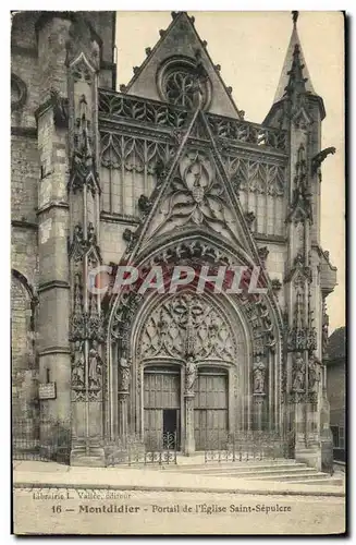 Cartes postales Montdidier Portail de l Eglise Saint Sepulcre