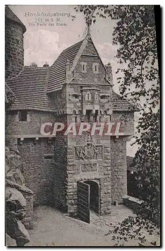 Cartes postales Honkonigsburg Die Parle des Elsass