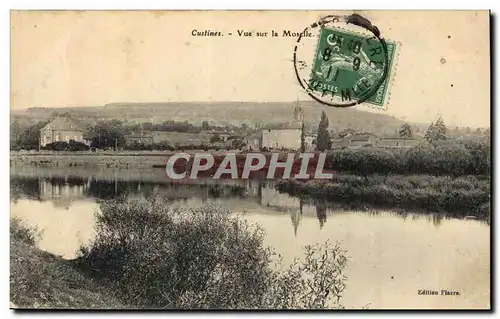 Cartes postales Custines Vue sur la Moselle