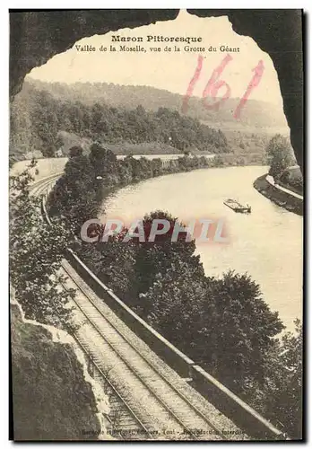 Ansichtskarte AK Maron Pittoresque Vallee de la Moselle Vue de la Grotte du Geant