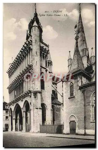 Cartes postales Dijon Eglise Notre Dame