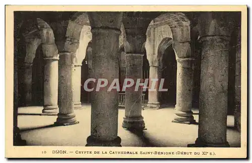 Cartes postales Dijon Crypte De La Cathedrale Saint Benigne