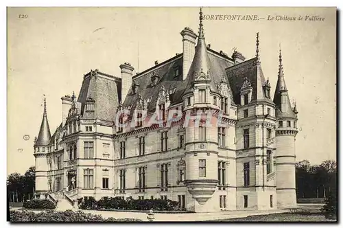 Ansichtskarte AK Mortefontaine Le Chateau de Valiere