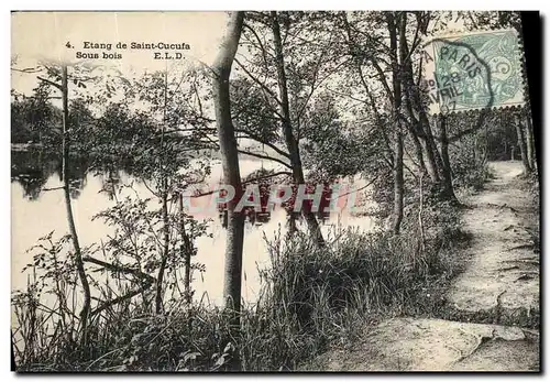 Ansichtskarte AK Etang de Saint Cucufa Sous Bois