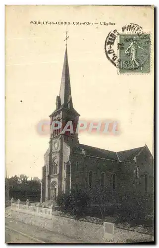 Cartes postales Pouilly en Auxois l Eglise