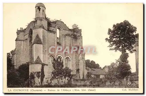 Cartes postales La Couronne Ruines de l Abbaye