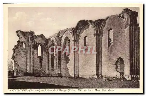 Cartes postales La Couronne Ruines de l Abbaye