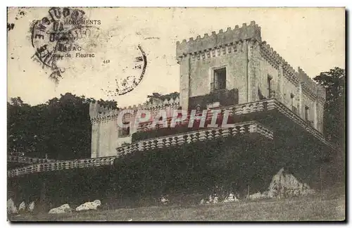 Cartes postales Mersac Chateau de Fleurac