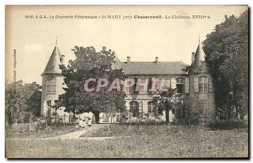 Cartes postales La Charente Pittoresque St Mary pres Chasseneuil Le Chateau XVlll e S