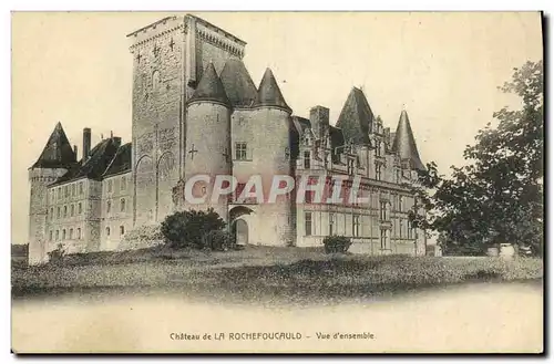 Cartes postales Chateau de La Rochefoucauld Vue d ensemble