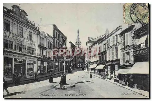 Cartes postales Angouleme La Place Marengo Bonneterie Au Petit Paris