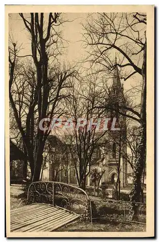 Ansichtskarte AK Angouleme Un Coin du Jardin Vert et Eglise St Ansone