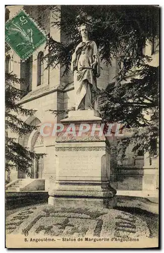 Ansichtskarte AK Angouleme Statue de Marguerite d Angouleme