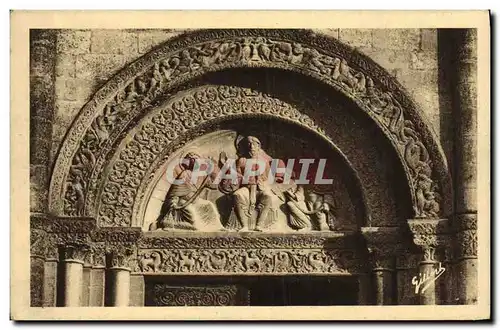 Cartes postales A G A Angouleme Cathedrale St Pierre Voussure de Portail