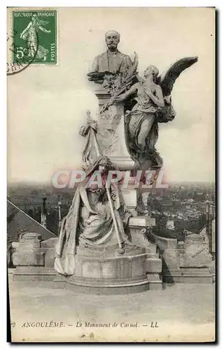 Cartes postales Angouleme Le Monument de Carnot