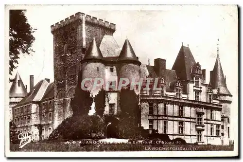 Ansichtskarte AK Angouleme Environs Chateau de La Rochefoucauld