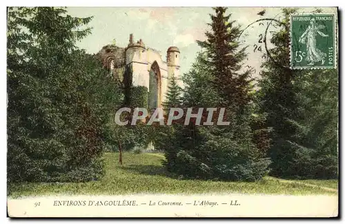 Cartes postales Angouleme Environs La Couronne L Abbaye