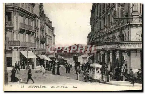 Ansichtskarte AK Angouleme Rue des Halles