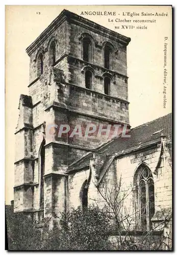 Ansichtskarte AK Angouleme L Eglise Saint Andre le Cloher reconstruit