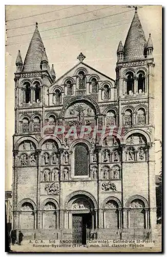 Cartes postales Angouleme Cathedrale St Pierre Romano byzantine