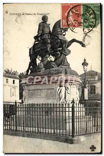 Cartes postales Cognac Statue de Francois 1er