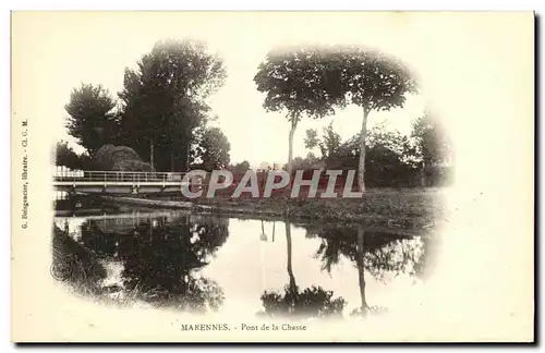 Cartes postales Marennes Pont de la Chasse