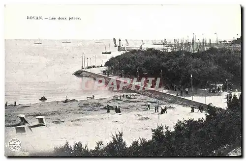 Cartes postales Royan Les Deux Jetees