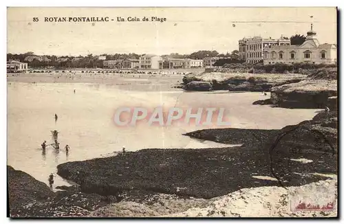 Cartes postales Royan Un coin de Plage