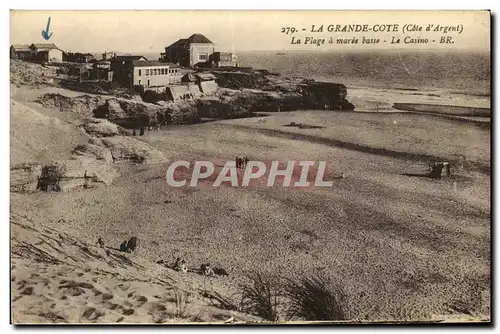 Ansichtskarte AK Royan La Grande Cote La Plage a maree Basse Le Casino