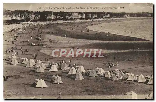 Cartes postales Royan La grande Conche Vue generale