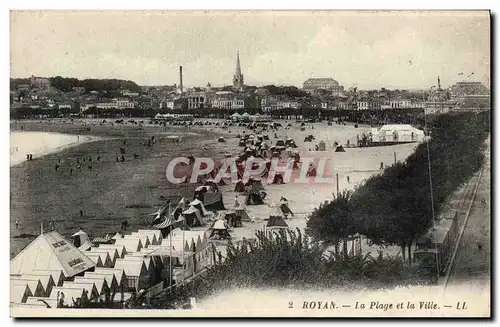 Cartes postales Royan La Plage et la Ville