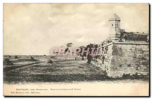 Cartes postales Brouage pres Marennes Fortifications Cote Ourst