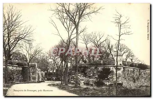 Cartes postales Remparts de Brouages pres Marennes