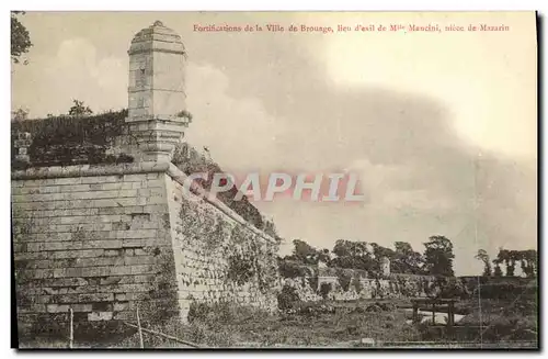 Ansichtskarte AK Fortifications de la Ville de Brouage lieu d exil de Mlle Mancini nicee de Mazarin