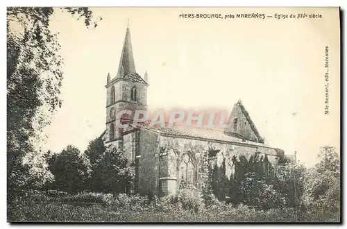 Cartes postales Hiers Brouage pres Marennes Eglise du XIV e siecle