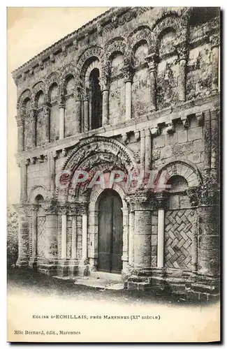 Ansichtskarte AK Eglise d Echillais Pres Marennes